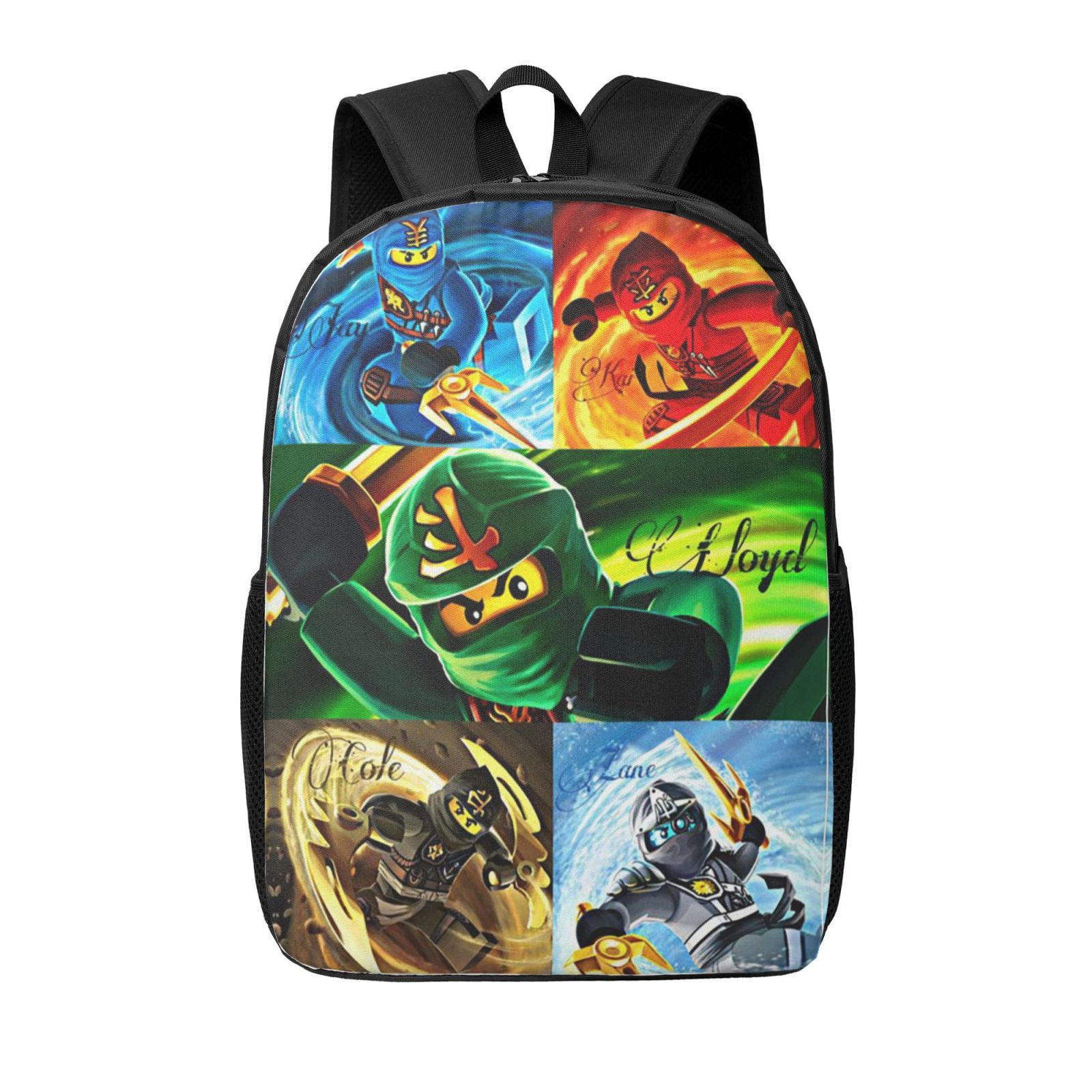 Ninjago Backpack 17 Inch Large Laptop Backpack Cute Bookbag