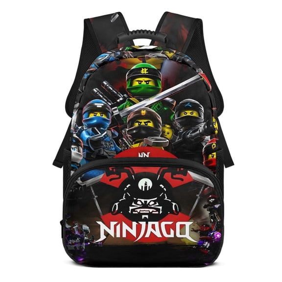 Ninjago Backpack Cartoon Bag,Travel Bag Large Capacity Lightweight bag All-in-one backpack meal bag