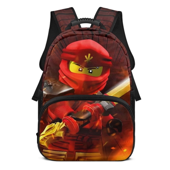 Ninjago Backpack Cute Backpack Lightweight Backpack For Travel Collge Bag With Lunch Box All-in-one backpack meal bag