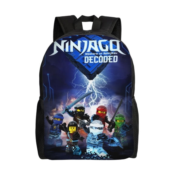 Ninjago Backpack Withe Side Pokect Large Suitable For Men Women hiking Camping Picnic Kawaii Gifts