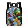 thumbnail image 1 of Ninjago Backpacks Lightweight Casual Bookbags Travel Daypack Bookbags for Camping Hiking, 1 of 6