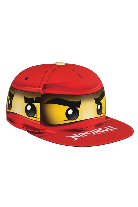 Ninjago Baseball Cap For Men, Women & Kids, Classic Flat Brim Hat Hip Hop Trucker Hat Adjustable Snapback Hat