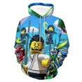 thumbnail image 1 of Ninjago Casual Pullover Hoodie Unisex Hooded Sweatshirt Novelty 3D Graphic Long Sleeve Sweater with Pocket L, 1 of 8