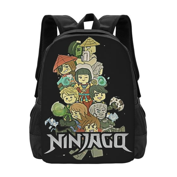 Ninjago Cute Kawaii Backpack, LargeCapacity Fashionable Casual Backpack For Adults, Used For Work, Outdoor And Trave