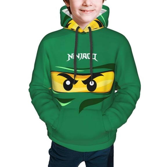 Ninjago Hoodies Pullover For Boys Girls 3d Printed Hooded Sweatshirt Long Sleeves X-Large