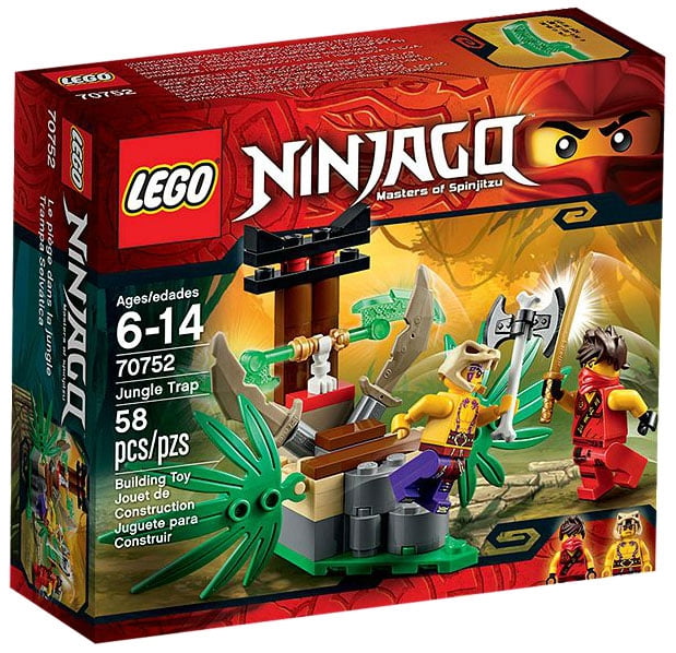 LEGO, Ninjago Jungle Trap Set, 70752, 58 Pieces with Minifigures