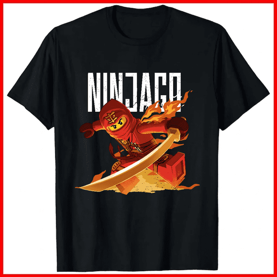 Ninjago Lego Ninja Masters Of Spinjitzu Martial Arts Graphic Unisex T-shirt V18989, up to size 5XL