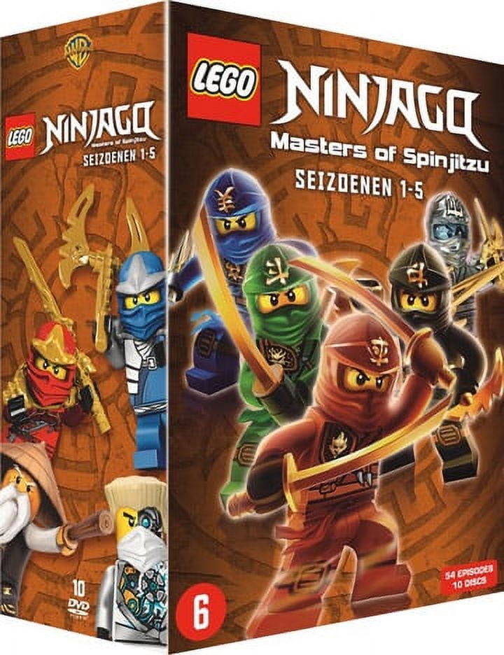 Ninjago: Masters of Spinjitzu: (Seasons 1-5) 10-DVD Boxset [ NON-USA  FORMAT, PAL, Reg.2 Import - Netherlands ]