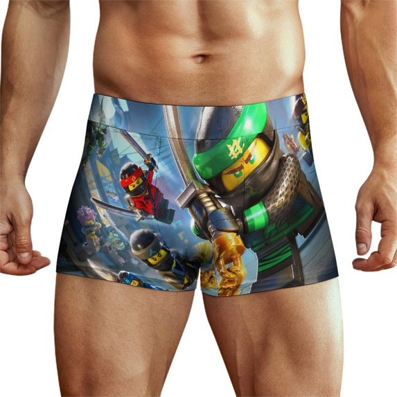 Ninjago Men's Underwear Boxer Briefs Soft Comfortable Underwear Boxer Briefs for Men