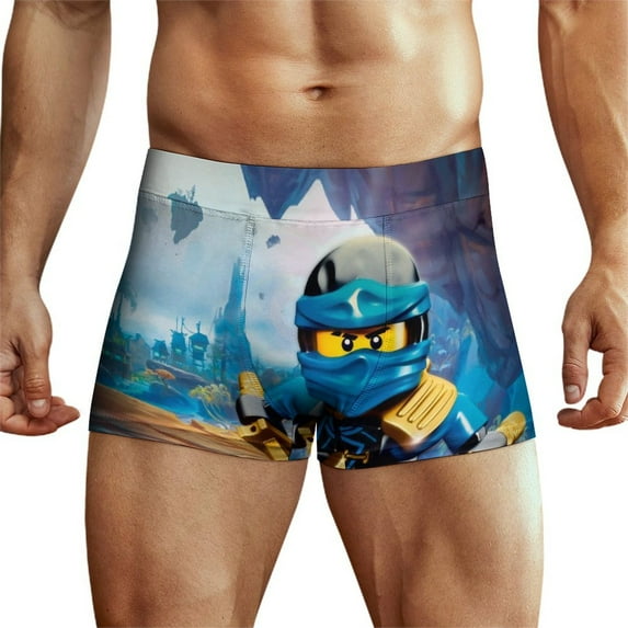 Ninjago Men's Underwear Boxer Briefs Soft Comfortable Underwear Boxer Briefs for Men