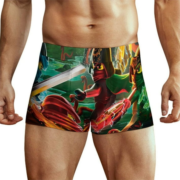 Ninjago Men's Underwear Boxer Briefs Soft Comfortable Underwear Boxer Briefs for Men