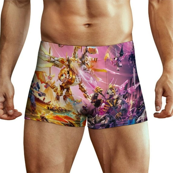 Ninjago Men's Underwear Boxer Briefs Soft Comfortable Underwear Boxer Briefs for Men