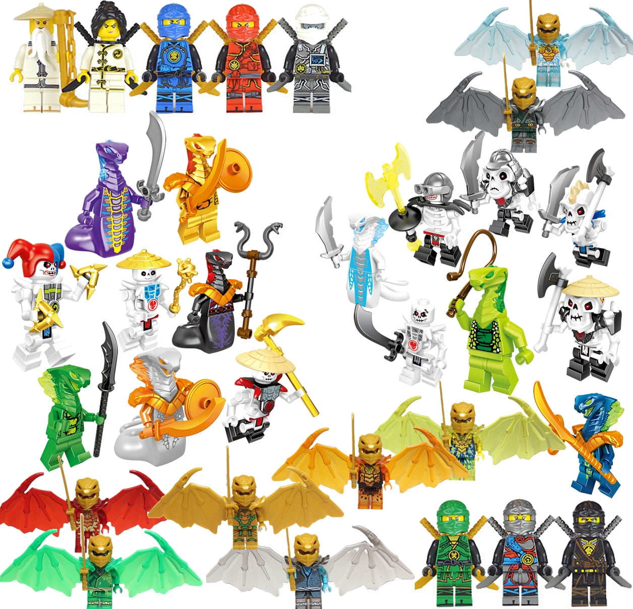 Lego Ninjago All Serpentine Serpentine Jay New Releases