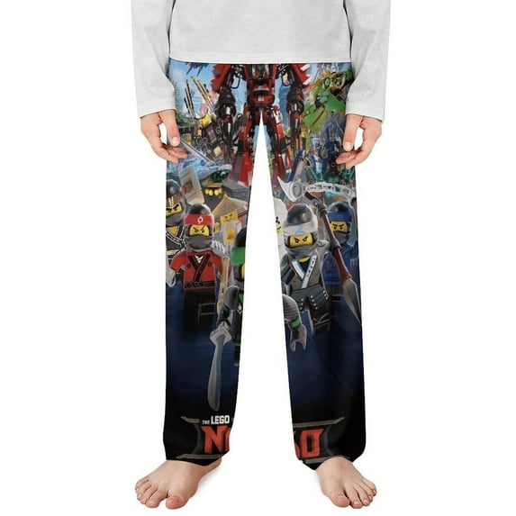 Ninjago Pajama Pants Long Sleep Pants Soft Elastic Waist PJ Bottoms Lounge Pants