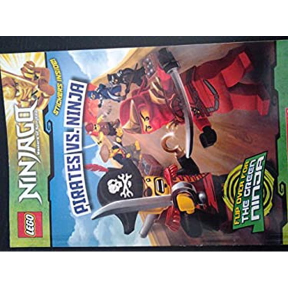 Pre-Owned Ninjago Pirates vs. Ninja/The Green Ninja (Paperback) 0545636434 9780545636438
