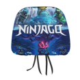 thumbnail image 1 of Ninjago Poster Car Headrest Cover Decor Vehicles Seat Pillow Cover Protector Accessories Auto Front/Rear Seats Head Rest Cover Universal Fit Most Cars Sedan SUV Van, 1 of 7