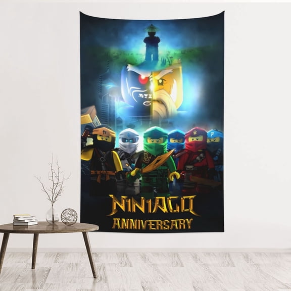 Ninjago Tapestry Wall Hanging Home Decoration Wall Blanket Dormitory Living Room Bedroom Backdrop Poster( 60x40inch)
