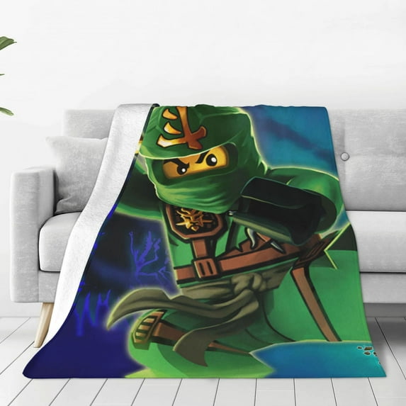 Ninjago Throw Blanket Soft Cozy Warm College Printing Oversized Lightweight Home Decoration All Seasons For Sofa Bed Couch Bedroom