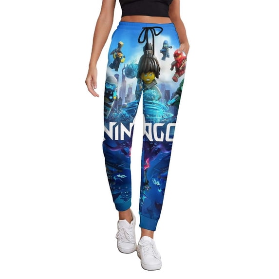 Ninjago Women's Sweatpants Fall Jogger Pants Workout Lounge Comfy Athletic Joggers M