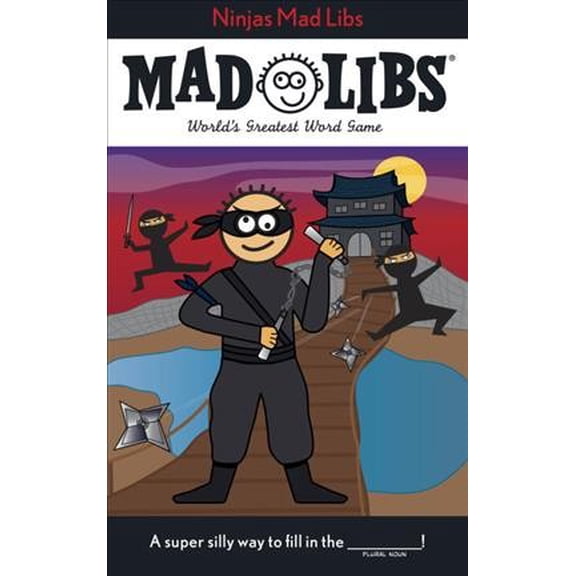 Pre-Owned Ninjas Mad Libs Paperback
