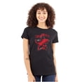 thumbnail image 1 of Ninjasaurus Rex Tyrannosaurus Turtle Womens Slim Fit Graphic Tee Brisco Brands S, 1 of 5