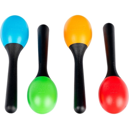Nino 4-Piece Maraca Set Multi-Colored Lightweight
