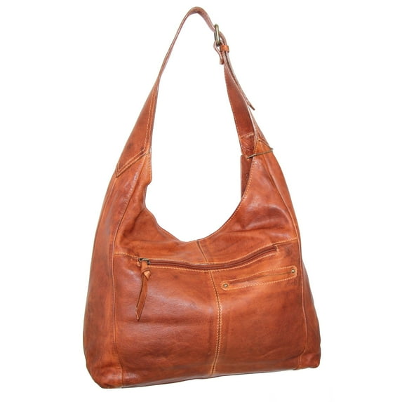 Nino Bossi Handbags Nino Bossi Christi Leather Shoulder Bag Merlot