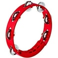 thumbnail image 1 of Nino Compact ABS Plastic Handheld Tambourine 8 in. Red, 1 of 1