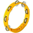 thumbnail image 1 of Nino Compact ABS Plastic Handheld Tambourine 8 in. Yellow, 1 of 1