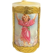 Nino Divino Cirio Paschal Candle Prayer Holy Divine Child Vela 3''X1.75'' Cirio Pascual