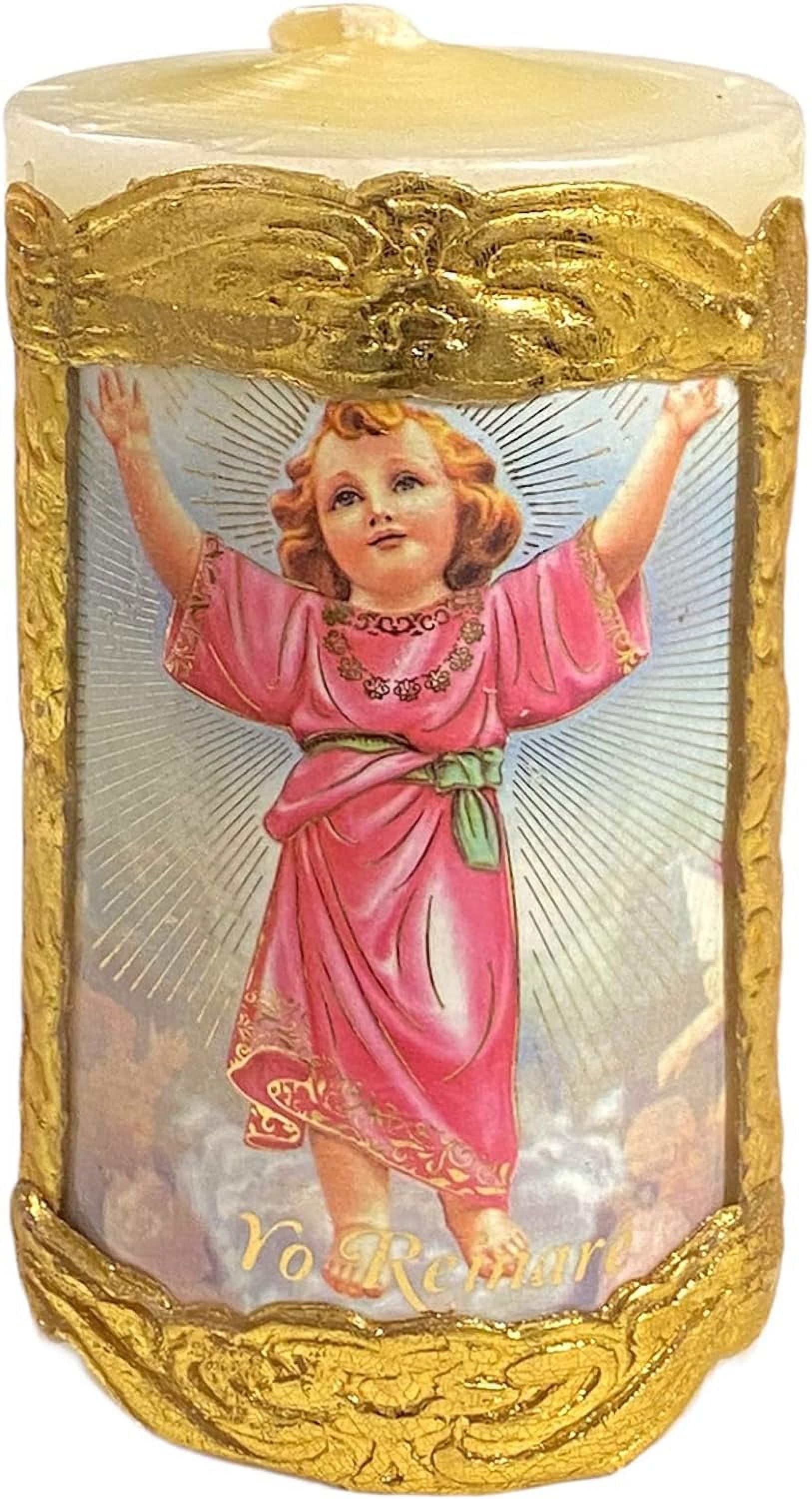 Nino Divino Cirio Paschal Candle Prayer Holy Divine Child Vela 3''X1.75