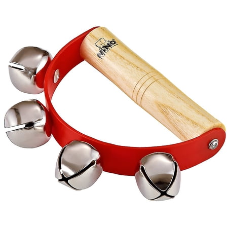 Meinl Sleigh Bells with Wooden Handle, Red