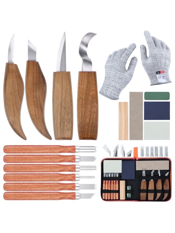 Wood Carving Tool Kit for Beginner 17 Pieces
