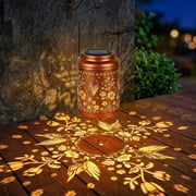 Ninonly Hummingbird Solar Lanterns Waterproof Hollow-Out Solar Hanging Lights, Gifts for Women for Mother's Day, Birthdays