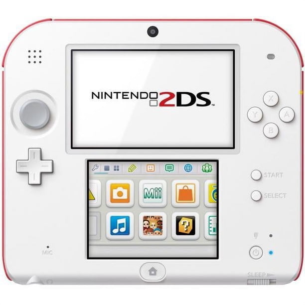 Nintendo 2DS Red/White - Entertainment systems for retail