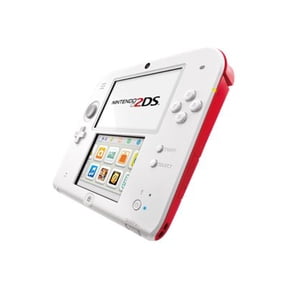 Restored Nintendo Handheld Console 2DS White/red