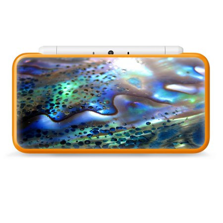 Nintendo 2DS XL Skin Decal Vinyl Wrap - Abalone Pearl Sea Shell Green Blue