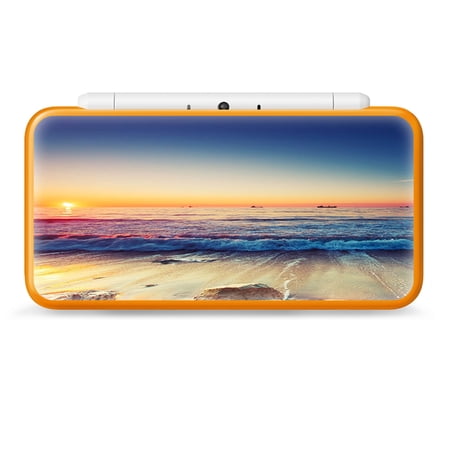 Nintendo 2DS XL Skin Decal Vinyl Wrap - Beach Tide Water Rocks Sunset