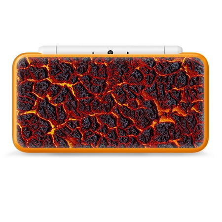 Nintendo 2DS XL Skin Decal Vinyl Wrap - Burnt Top Lava Eruption ash