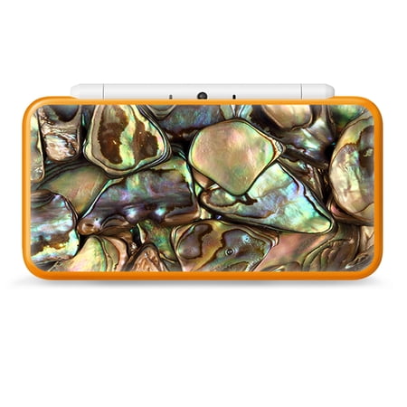 Nintendo 2DS XL Skin Decal Vinyl Wrap -  Gold Abalone Shell Large