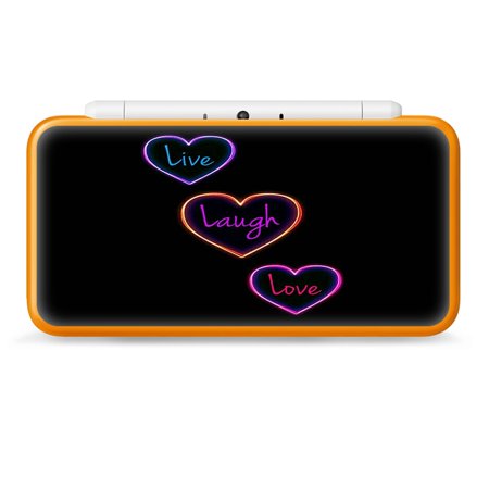 Nintendo 2DS XL Skin Decal Vinyl Wrap - Neon Hearts