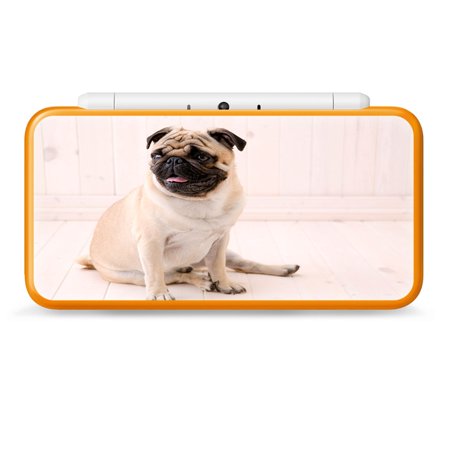 Nintendo 2DS XL Skin Decal Vinyl Wrap - Pug Mug, cute Pug