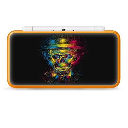 Nintendo 2DS XL Skin Decal Vinyl Wrap -  Skeleton in Derby Hat