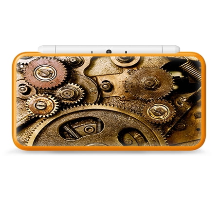 Nintendo 2DS XL Skin Decal Vinyl Wrap - Steampunk Gears Steam Punk Old