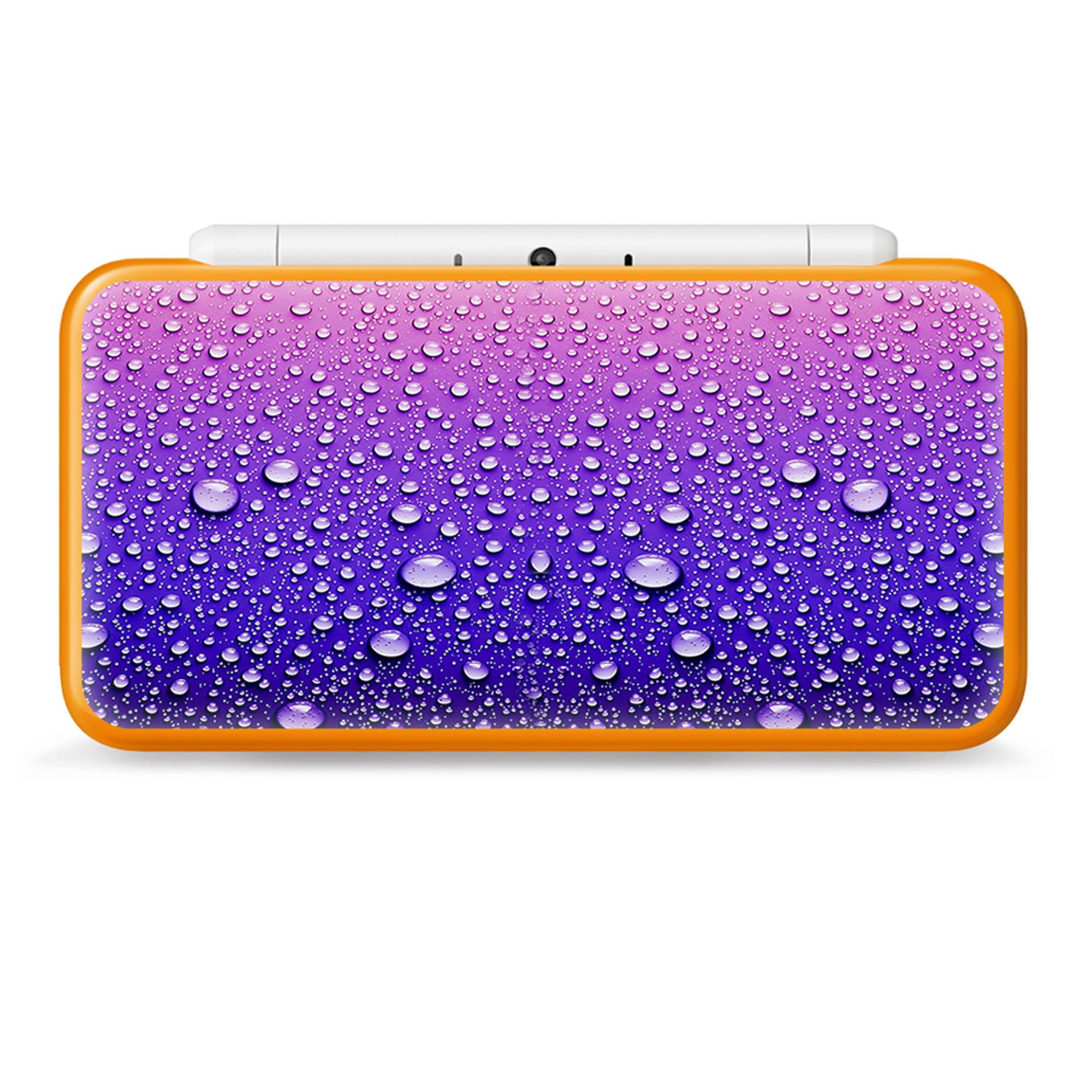Nintendo 2DS XL Skin Decal Vinyl Wrap - waterdrops on purple - Walmart.com