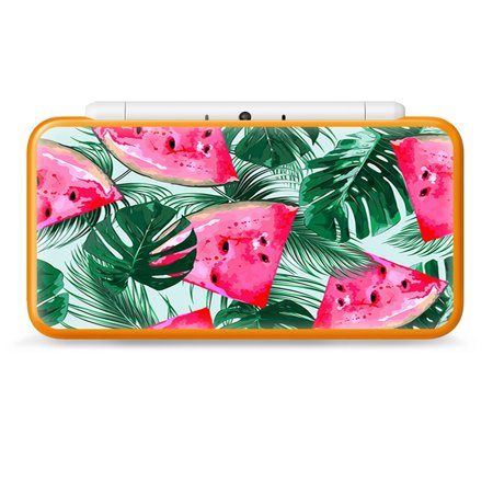 Nintendo 2DS XL Skin Decal Vinyl Wrap - watermelon pattern palm
