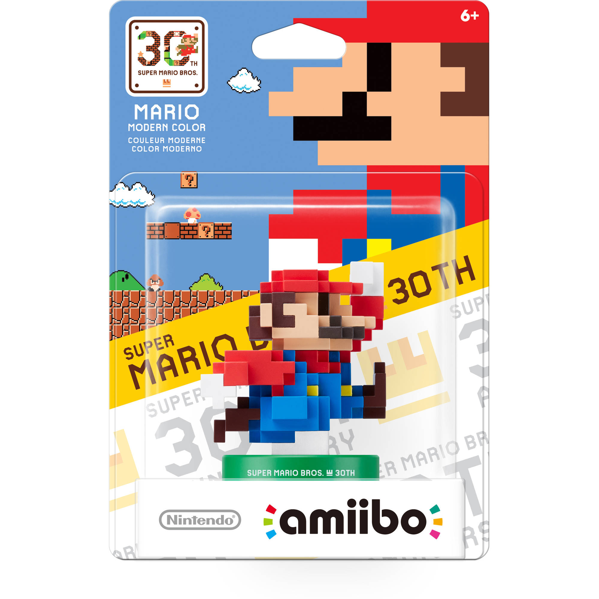 Nintendo 30th Anniversary Series amiibo, Mario Modern Color - image 1 of 3