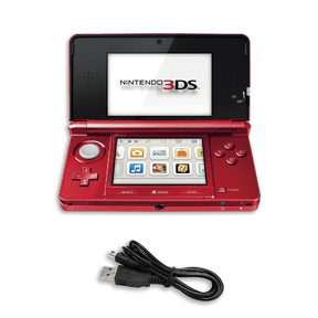 Restored Nintendo 3DS Game Console, Metallic Red