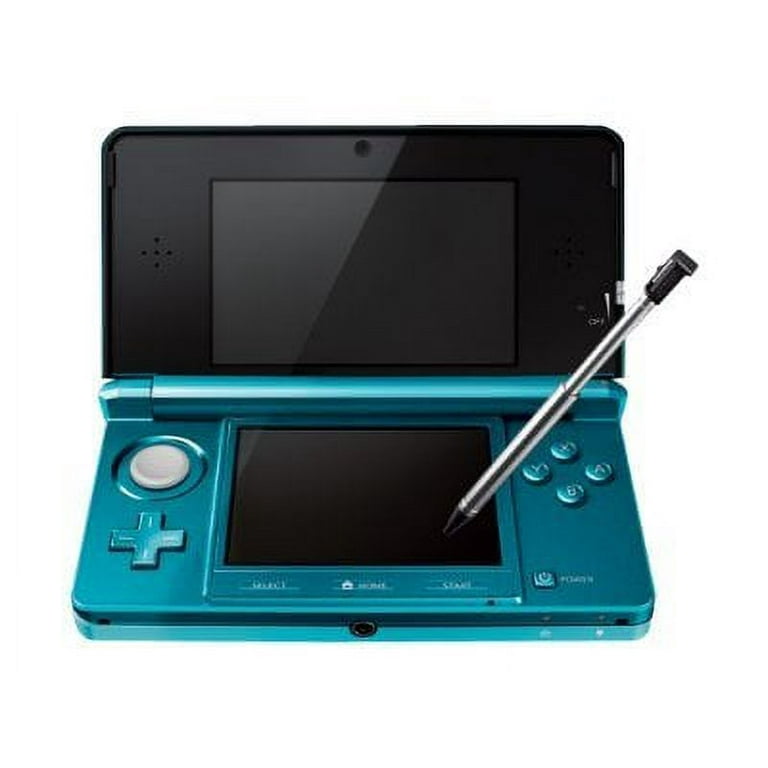Nintendo 3DS System - Handheld Aqua Blue Game Console