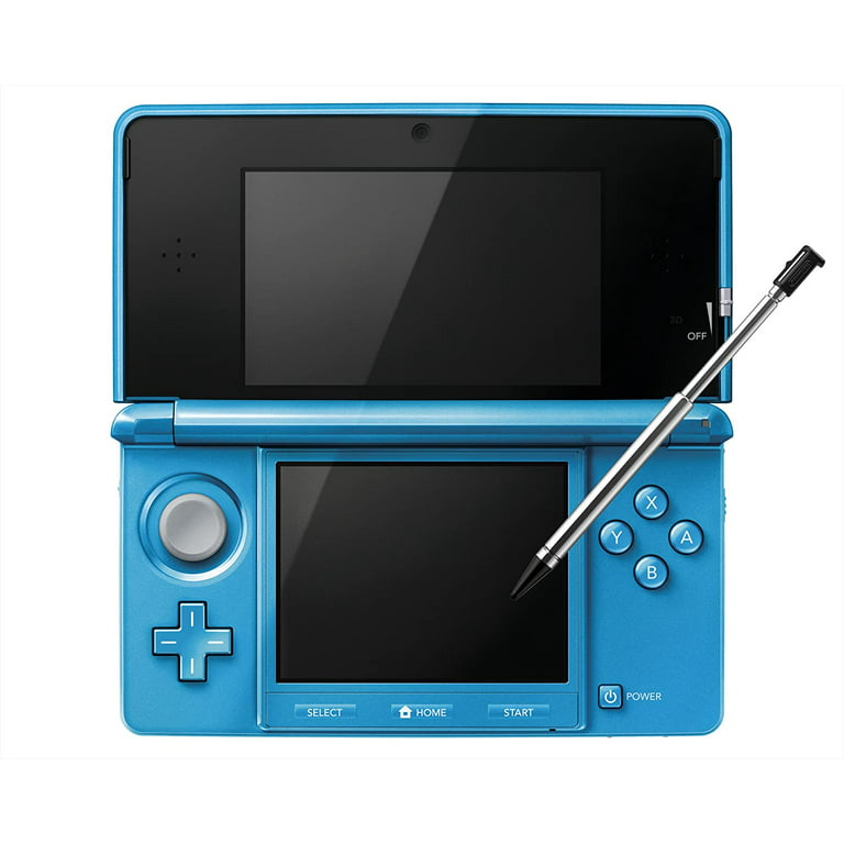 Nintendo 3DS Light Blue - Used, with Stylus, Charger and